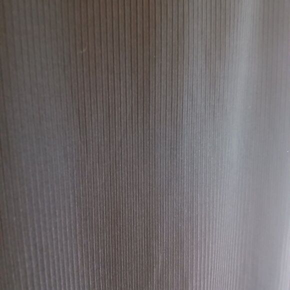 SheIn Black Maxi Skirt Large Pull On Mid Rise Ribbed Slit Casual Goth - Picture 6 of 10